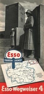 Okładka mapy samochodowej ESSO